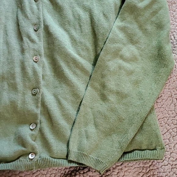 Eddie Bauer cotton/cashmere Cardigan - Picture 2 of 6